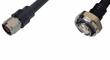 3 Meter 1/2" jumper cable with N male to DIN male connector