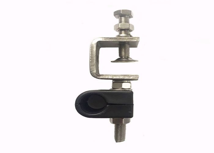 Bracket / I Beam Through Type Cable Fixing Clamps 1 / 2 In Flexible Coaxial Cable
