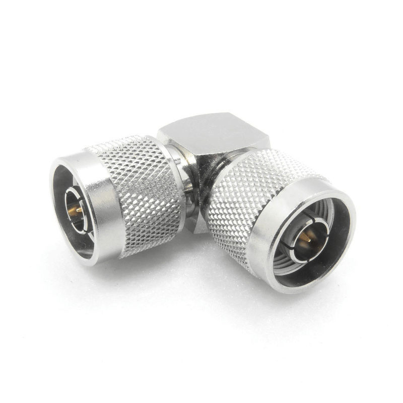 N Male Type RF coaxial connector  N Male to N Male Right Angle Adapter