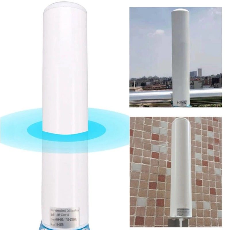Reinforced dual 4G LTE 18dbi WiFi outdoor waterproof internet satellite cylinder antennas for communications