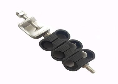 15 - 17mm Tower Cable Clamp To Secure 2 - 6 Fiber Cables And Power Cables PP