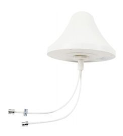 Indoor H / V Omni Directional Ceiling Antenna 2-4dbi Gain 698-2700mhz 2xN Female Connector