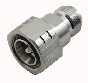 Straight RF Coaxial Connector 4.3/10 Male Connector to N Type Female Adapter
