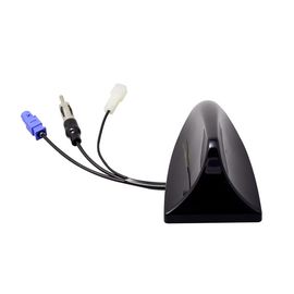 High Performance IBS Components Magnetic Shark Fin AM/FM/DAB Antenna With 1m Wire