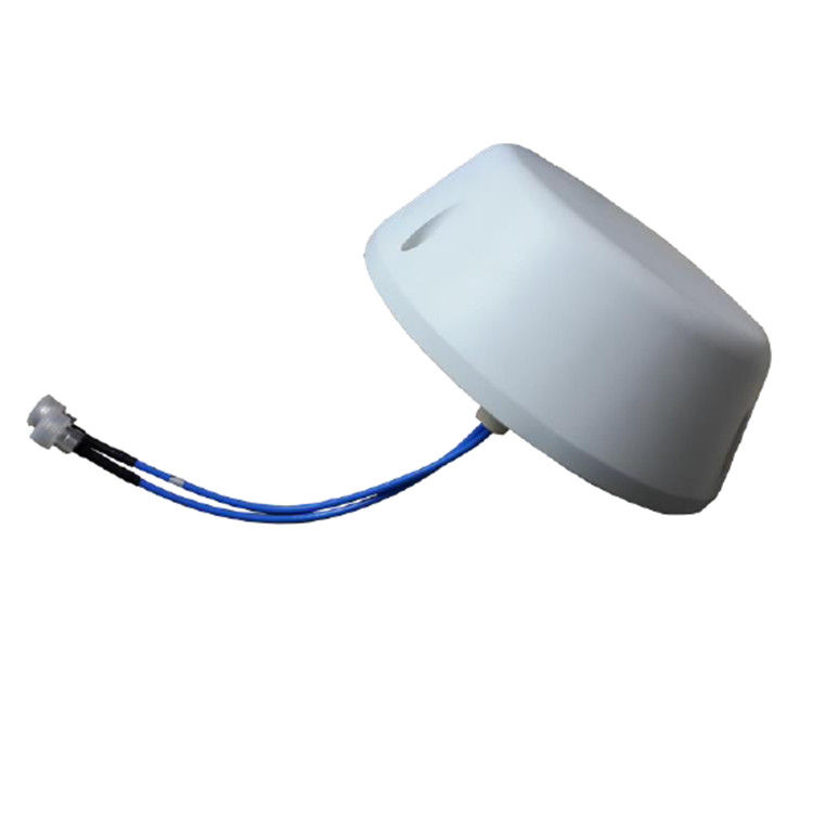 698-2700MHz 4G White Indoor Ceiling Antenna 360° Horizontal Beamwidth For Mobile Phones