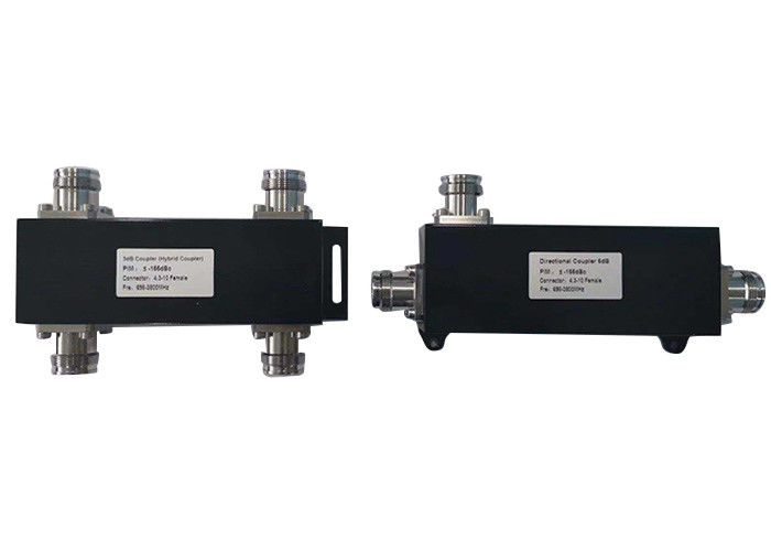 Multi Port Waveguide Directional Coupler / RF Power Combiner 50 Ω Impedance