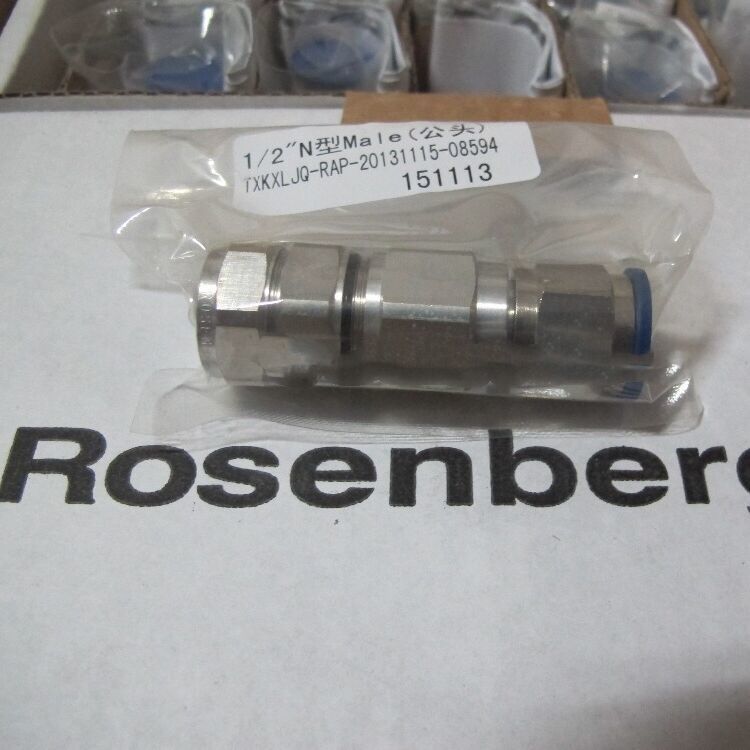 Jack RF Coaxial Connectors Din Female For 1-1/4" Cable 60-120 Lbs Crimps